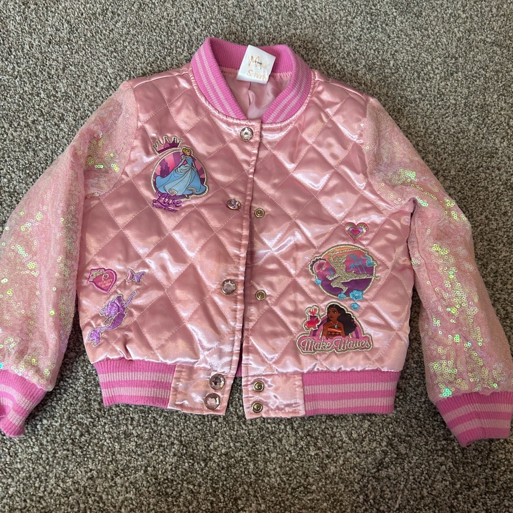 Disney Pink Quilted Jacket